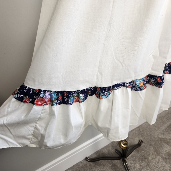 Vintage Honolulu Hawaii Smocked Tank Midi Dress Summer Retro Tiki Beach Resort - Picture 5 of 16